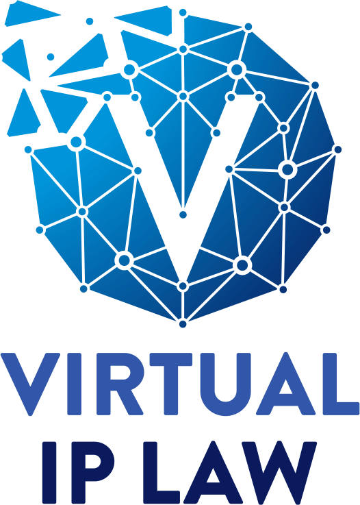 Virtual IP Law Logo with Words